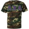 Lambda Chi Alpha Lettered Camouflage T-Shirt(Camouflage)