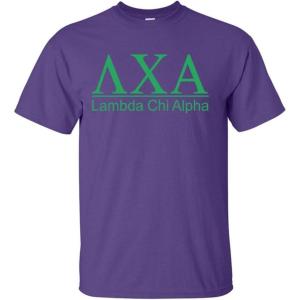 Lambda Chi Alpha Bar Tee(Purple)