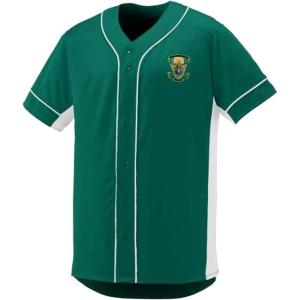 Lambda Chi Alpha Fraternity Crest Slugger Baseball Jersey(Dark Green/White)
