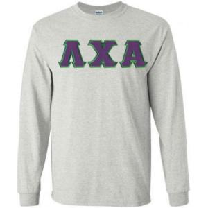 Lambda Chi Alpha Lettered Long Sleeve(Sports Grey)