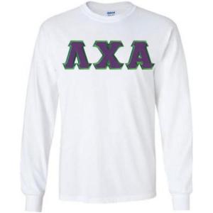 Lambda Chi Alpha Lettered Long Sleeve(White)