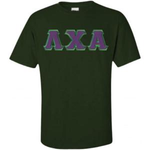 Lambda Chi Alpha Lettered T-Shirt(Forest Green)