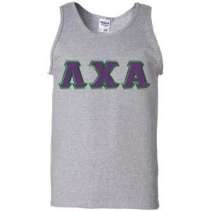 Lambda Chi Alpha Lettered Tank Top(Sports Grey)