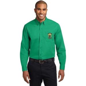 Lambda Chi Alpha Long Sleeve Oxford(Court Green)