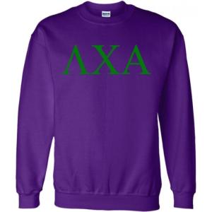 Lambda Chi Alpha World Famous Greek Crewneck(Purple)