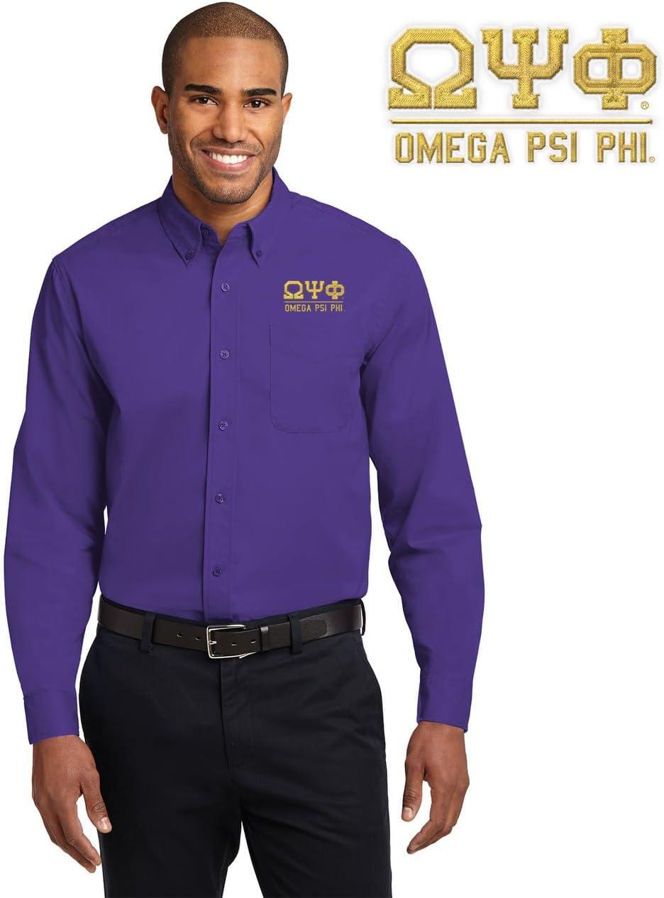 imageOmega Psi Phi Greek Letter OxfordPurpleLight Stone