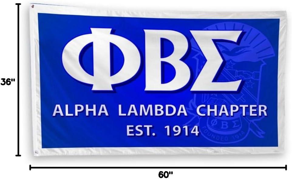 imagePhi Beta Sigma 3 x 5 Flag