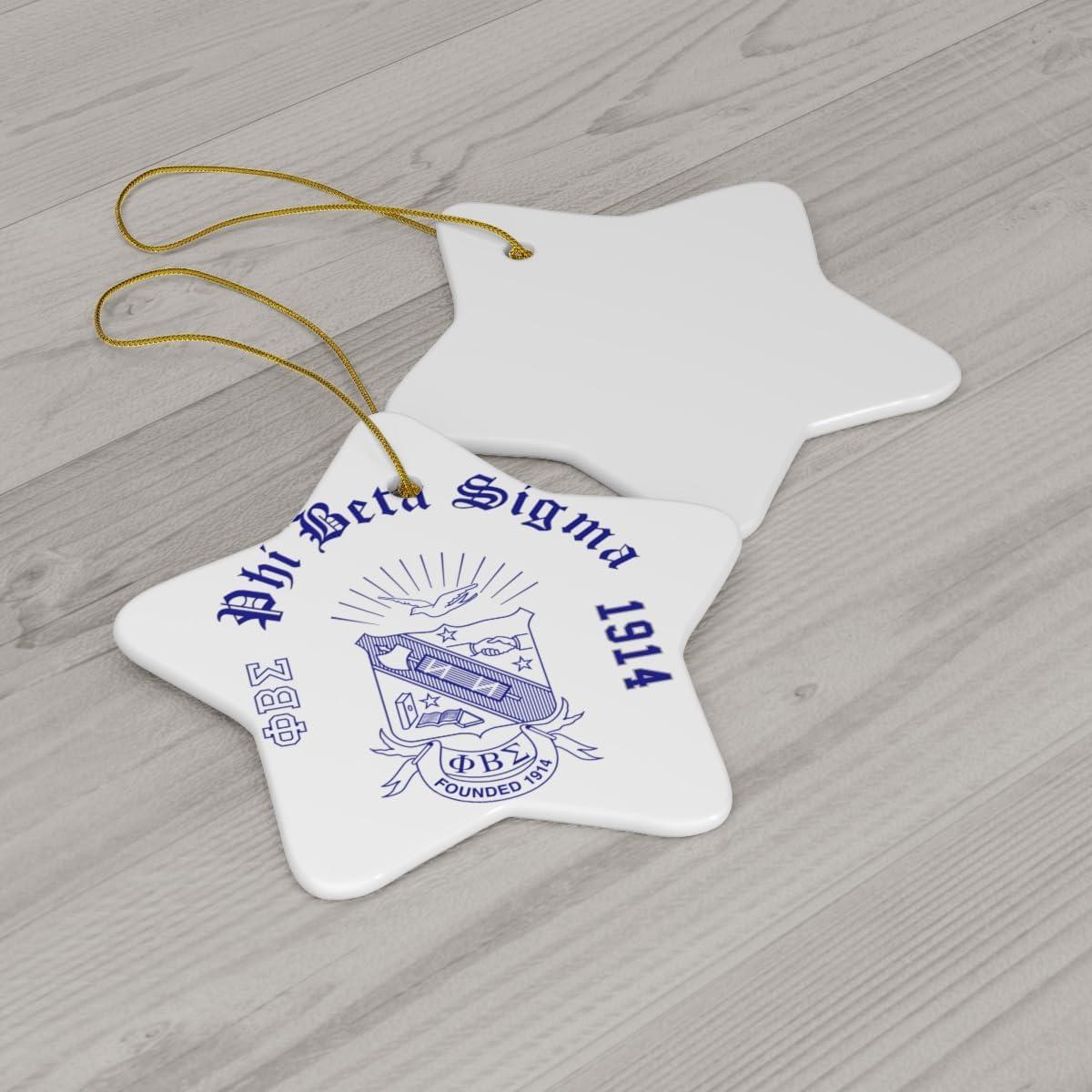 imagePhi Beta Sigma Ceramic Ornaments CircleStar