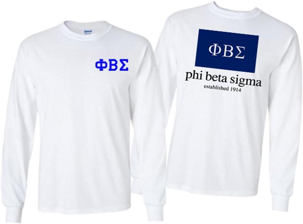 imagePhi Beta Sigma Flag Long Sleeve TShirtWhite
