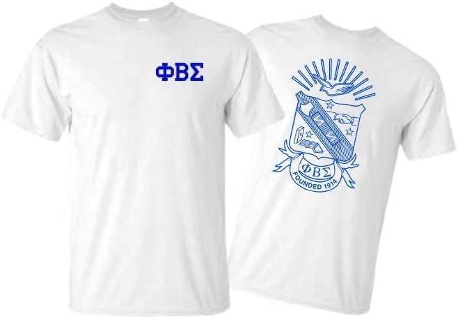imagePhi Beta Sigma World Famous Crest Shield TeeWhite