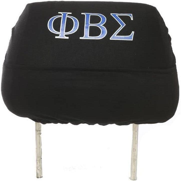 imageGreekgear Phi Beta Sigma Black Car Seat Headrest Cover BlackBlack
