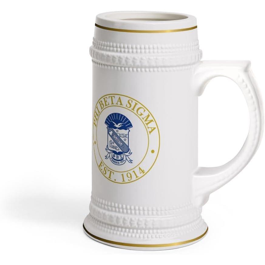 imageGreekgear Phi Beta Sigma Ceramic Collectors Stein Tankard