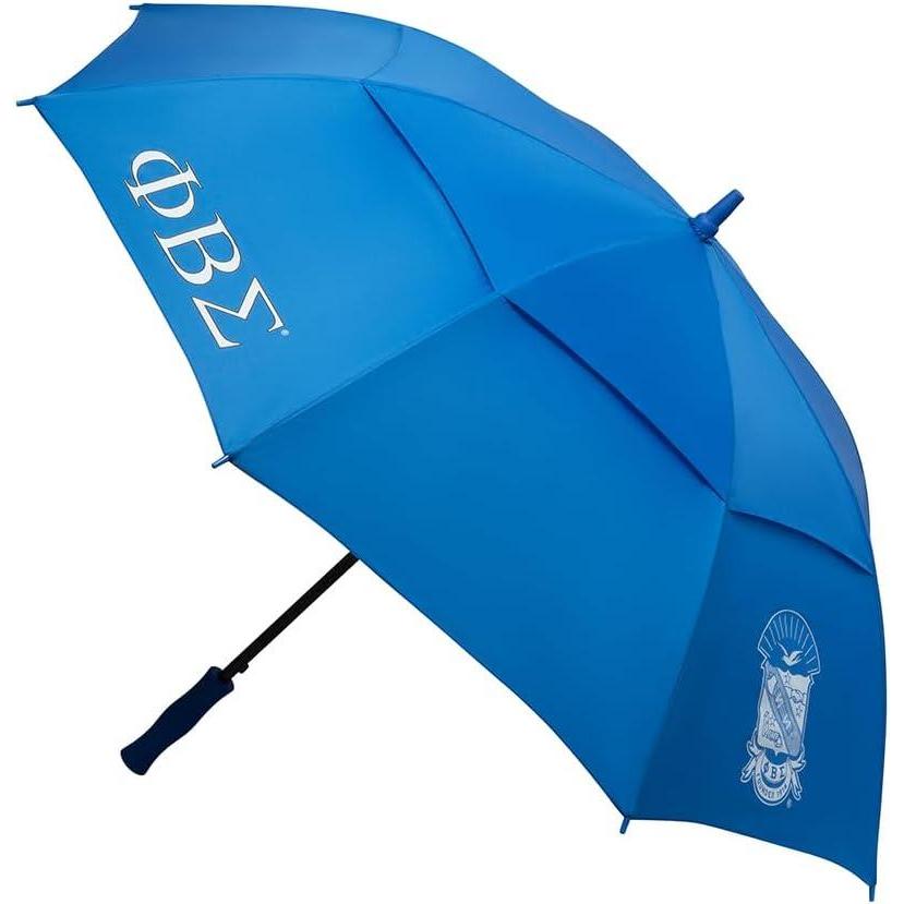 imageGreekgear Phi Beta Sigma Classic Air Vent Umbrella Blue