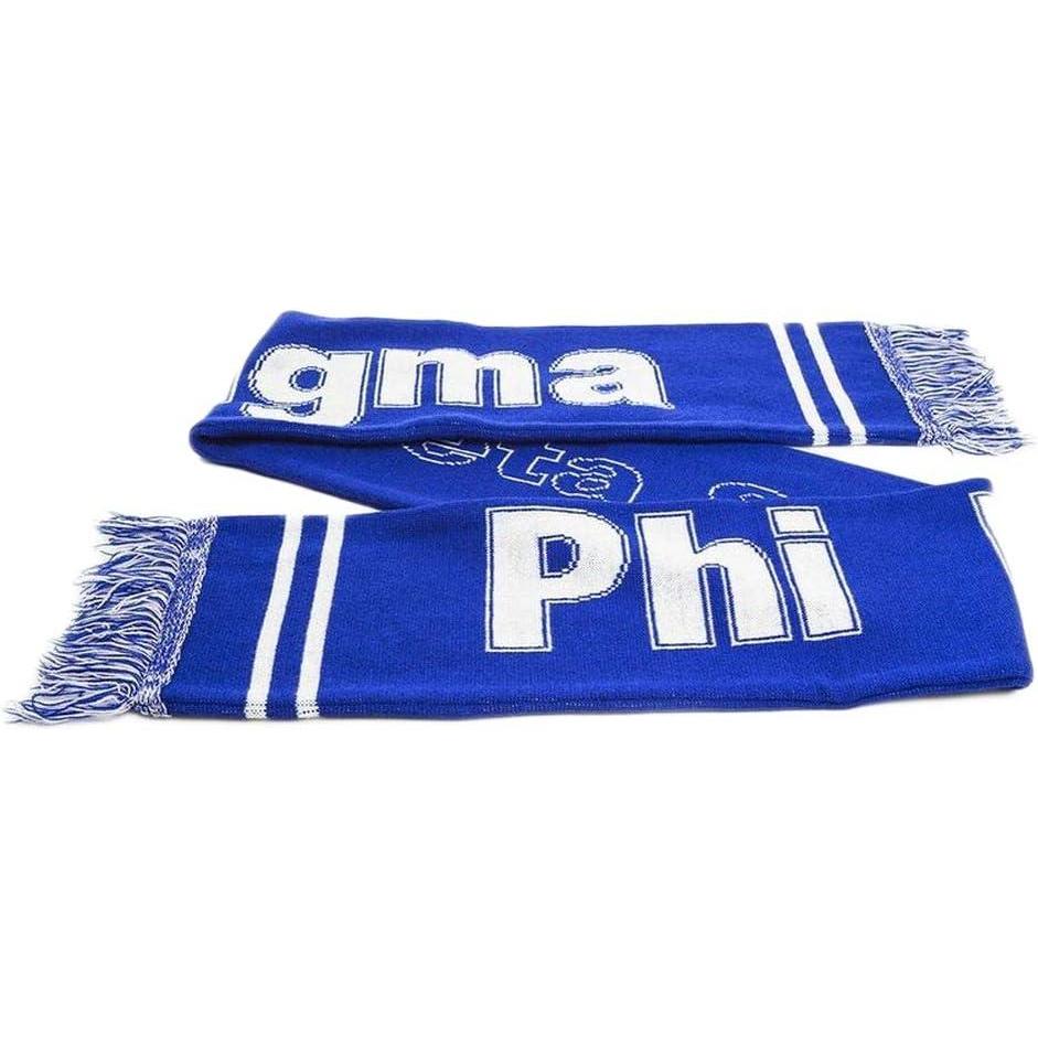 imageGreekgear Phi Beta Sigma Fraternity Knit ScarfBlueWhite