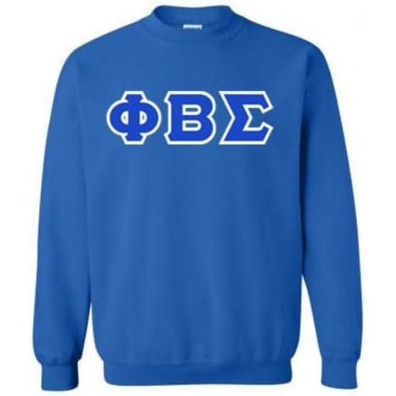 imageGreekgear Phi Beta Sigma Lettered CrewneckRoyal Blue
