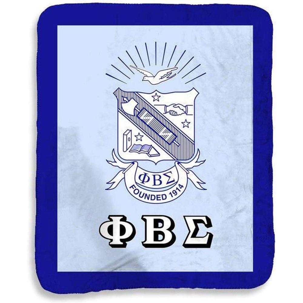 imageGreekgear Phi Beta Sigma Sherpa Lap Blanket