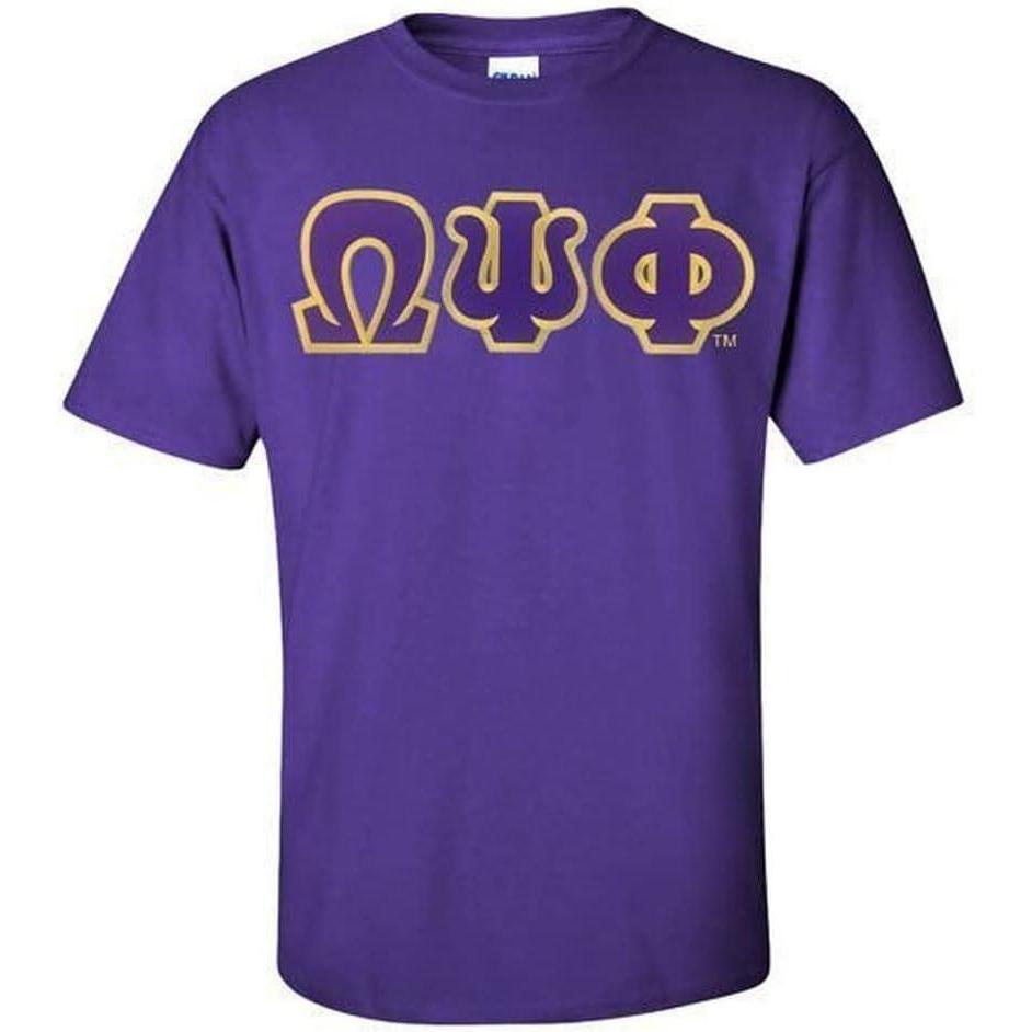 imageOmega Psi Phi TShirt AppliquePurple