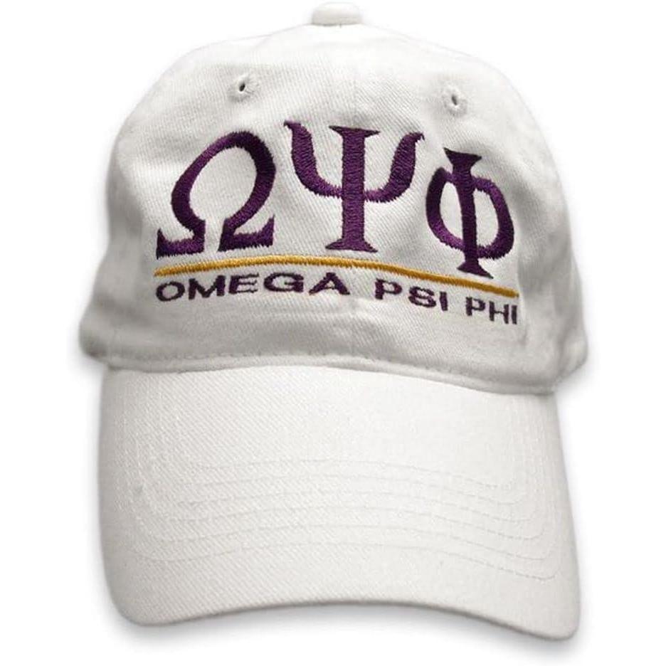 imageOmega Psi Phi World Famous Line Hat White