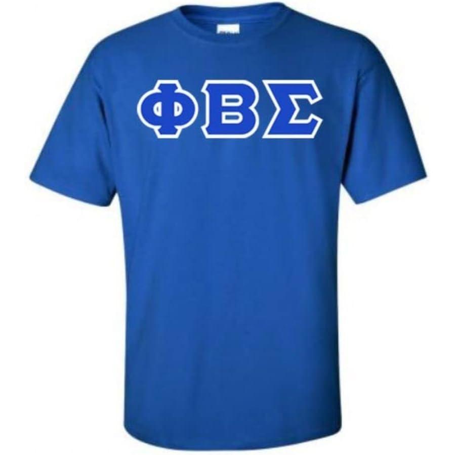 imagePhi Beta Sigma Essential Lettered TShirtRoyal Blue