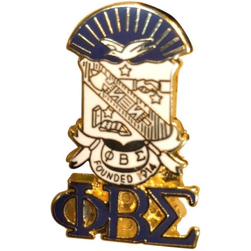imagePhi Beta Sigma 3D Color Shield w Letters Pins