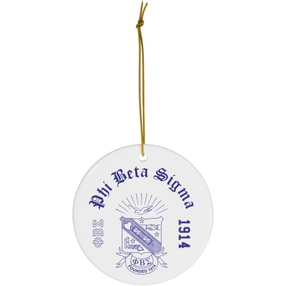 imagePhi Beta Sigma Ceramic Ornaments CircleRound