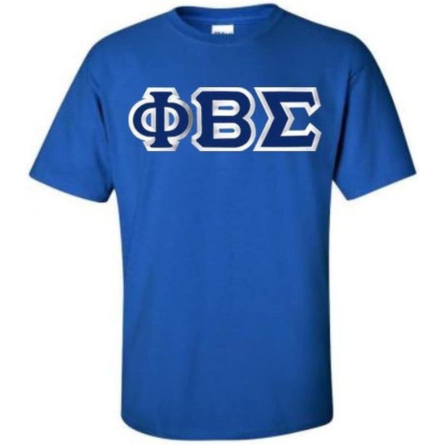 imagePhi Beta Sigma Custom Twill Short Sleeve TShirtRoyal Blue