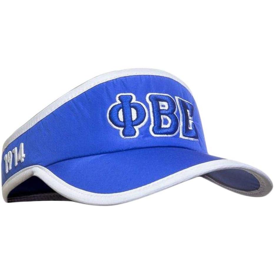 imagePhi Beta Sigma Feather Light VisorBlueWhite