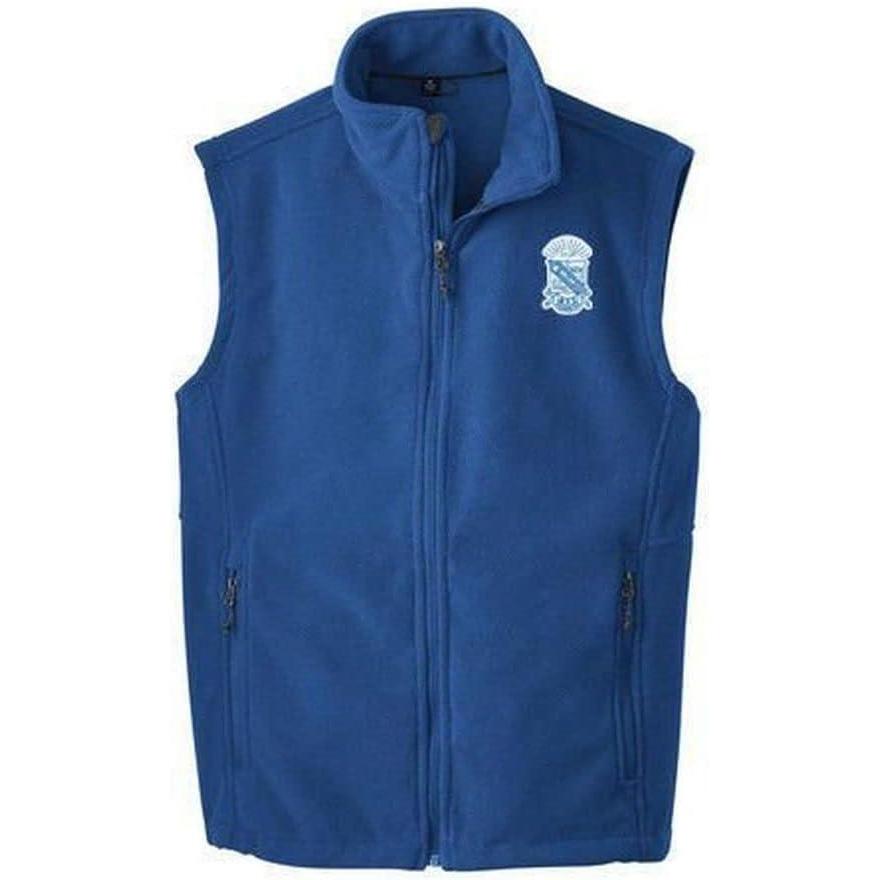 imagePhi Beta Sigma Fleece Crest Shield VestRoyal Blue