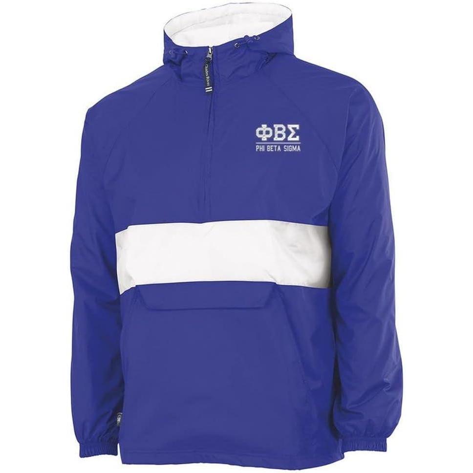 imagePhi Beta Sigma Greek Letter AnoraksRoyal Blue With White Stripe