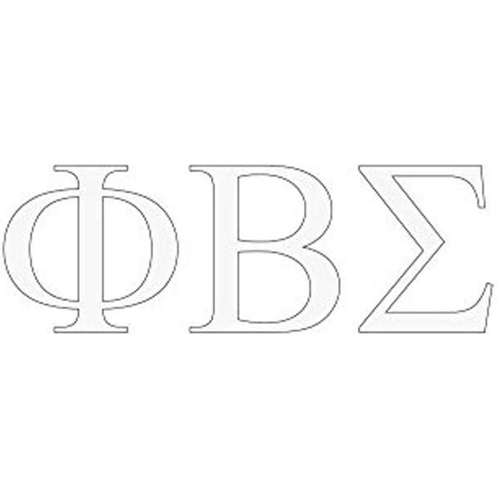 imagePhi Beta Sigma Greek Letter Window Sticker Decal