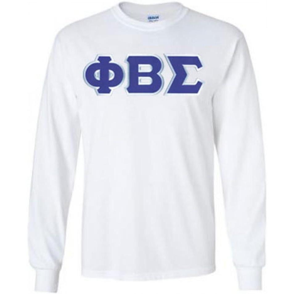 imagePhi Beta Sigma Lettered Long SleeveWhite