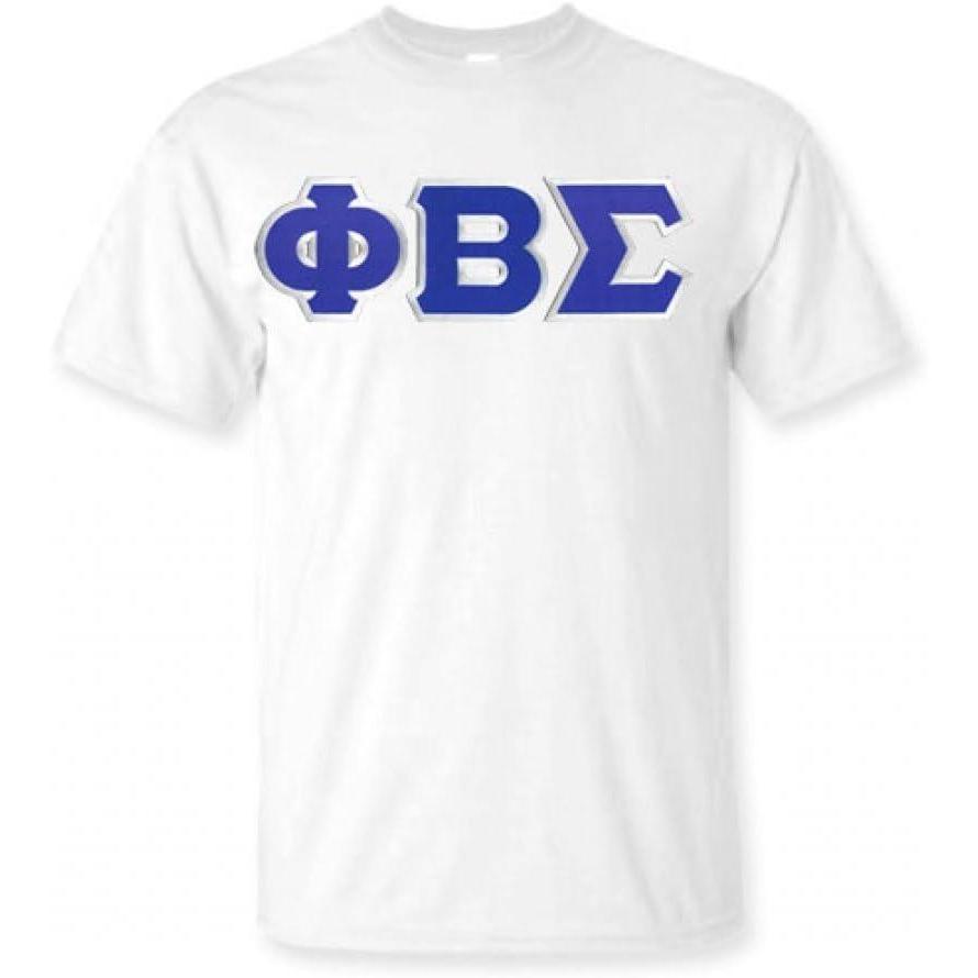 imagePhi Beta Sigma Lettered TShirtWhite