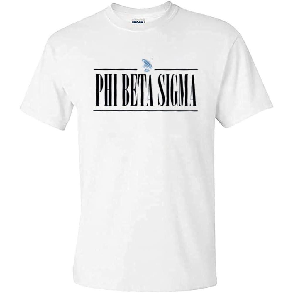 imagePhi Beta Sigma Line Crest TeeWhite