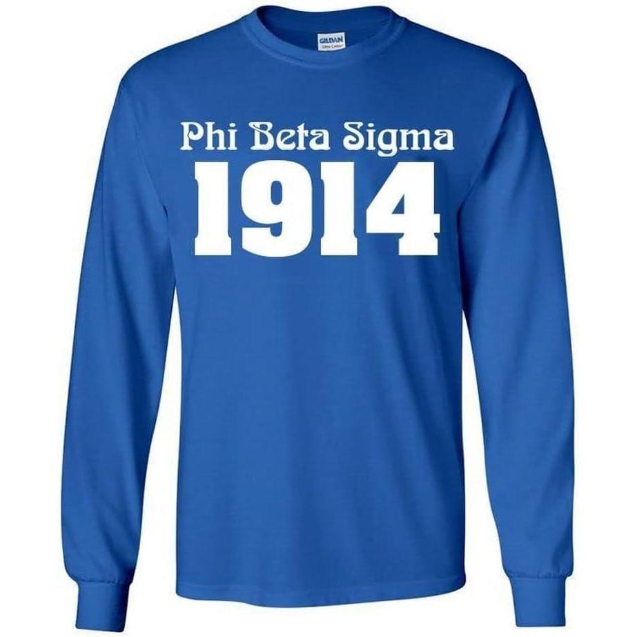 imagePhi Beta Sigma Logo Long Sleeve TeeRoyal Blue
