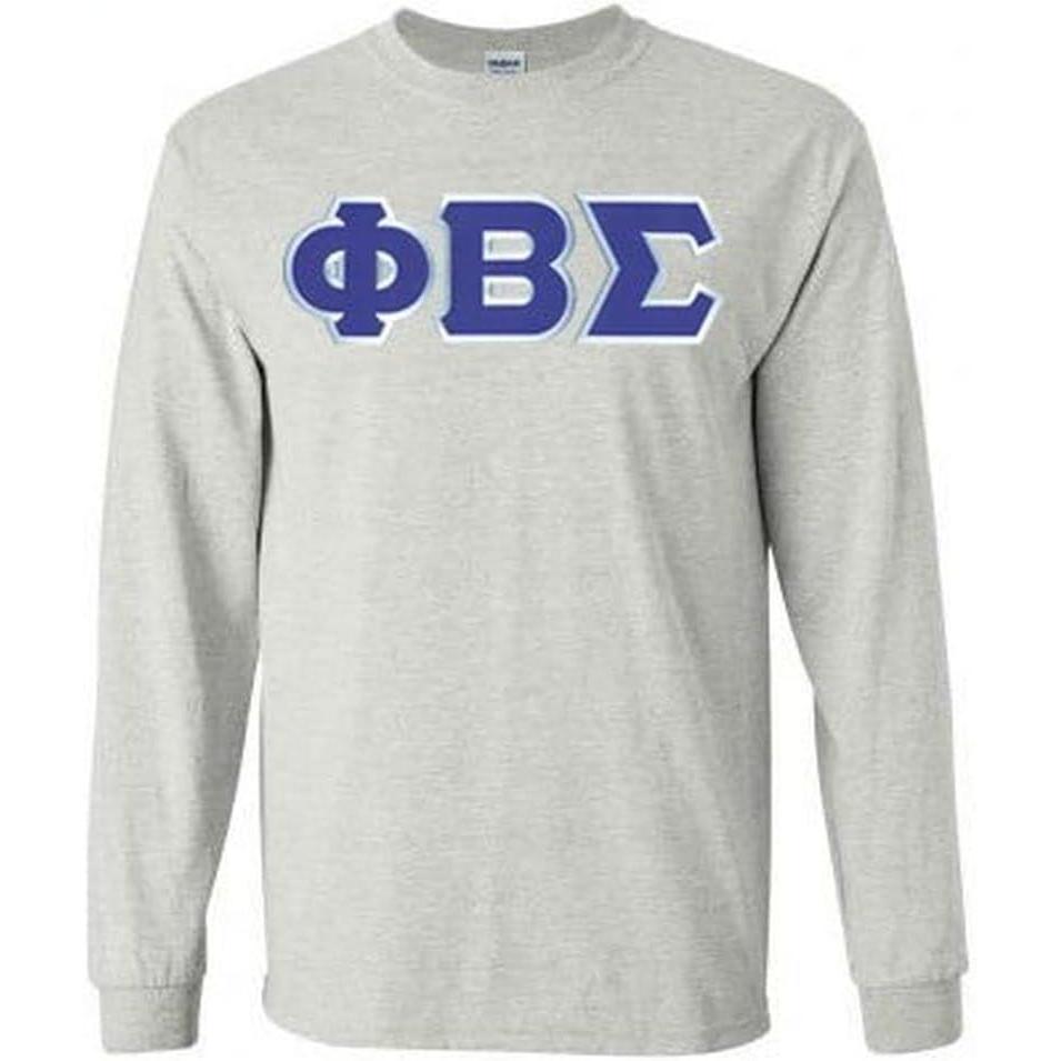 imagePhi Beta Sigma Long Sleeve TShirtsLight Grey