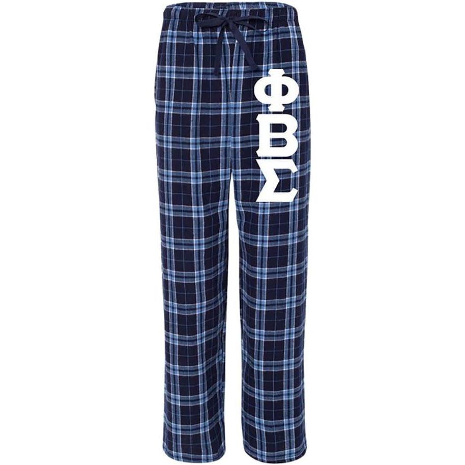 imagePhi Beta Sigma Pajamas Flannel PantNavyColumbia