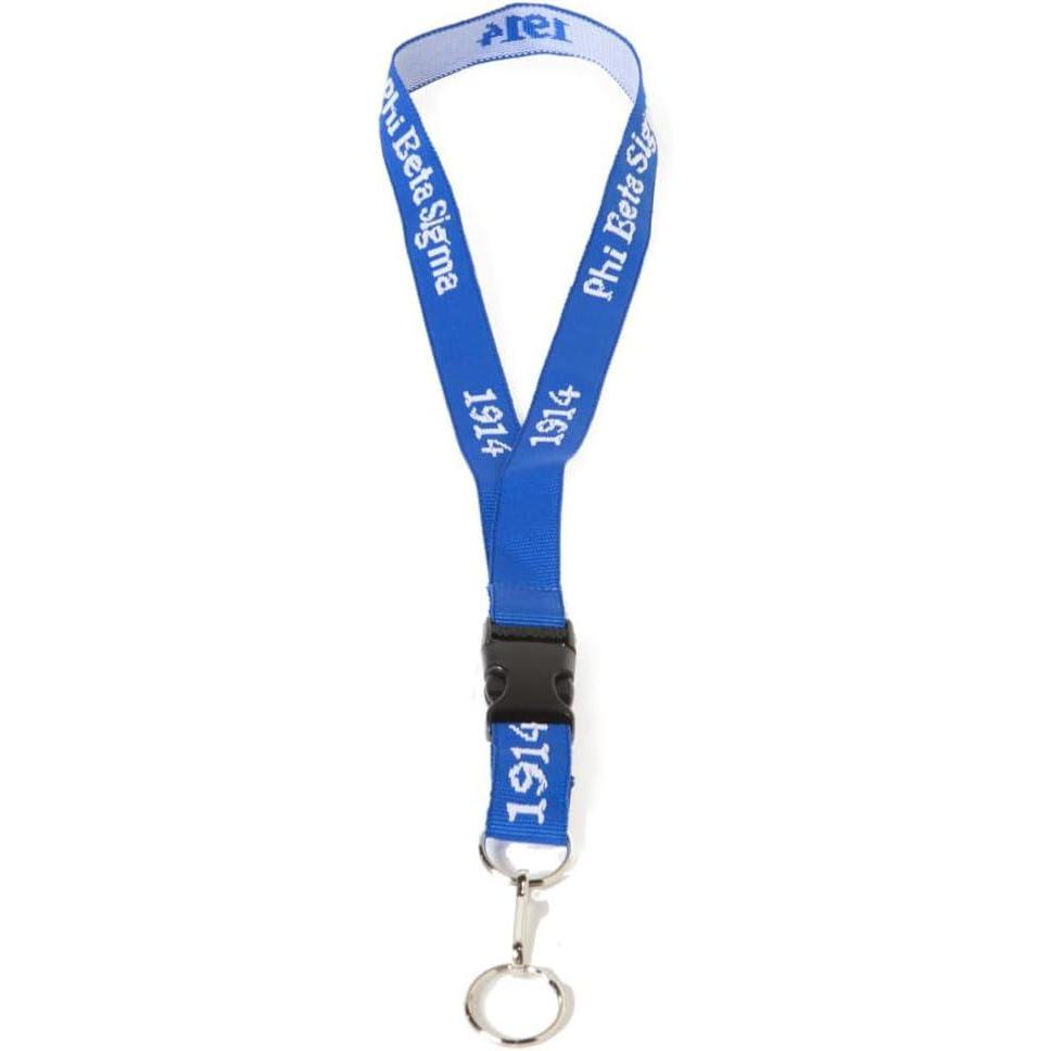 imagePhi Beta Sigma Woven Lanyard WBreak Away