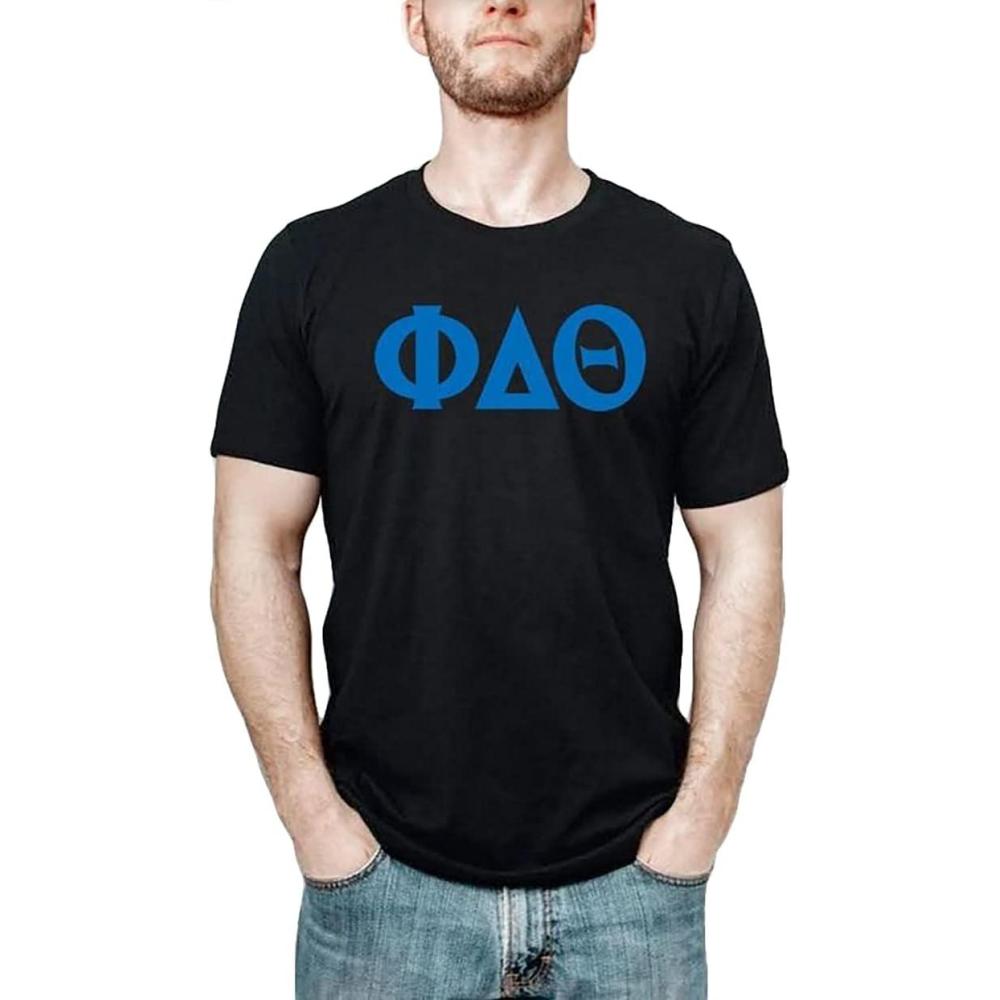 imagePhi Delta Theta Letter TeeBlack