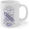 Greekgear Phi Beta Sigma Crest Ceramic Coffee Cup, 11oz