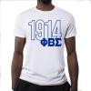 Phi Beta Sigma Greek Established Year Tee(White)