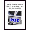 Phi Beta Sigma Lettered License Cover