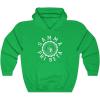 Greekgear Gamma Phi Beta Unisex College Seal Hoodie(Irish Green)