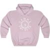 Greekgear Gamma Phi Beta Unisex College Seal Hoodie(Light Pink)
