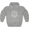 Greekgear Gamma Phi Beta Unisex College Seal Hoodie(Sport Grey)
