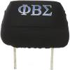 Greekgear Phi Beta Sigma Black Car Seat Headrest Cover Black(Black)