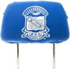 Greekgear Phi Beta Sigma Black Car Seat Headrest Cover Black(Royal Blue)