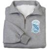 Greekgear Phi Beta Sigma Emblem 1/4 Zip Pullover(Grey)