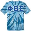 Greekgear Phi Beta Sigma Essential Tie Dye Lettered Tee(Royal Blue)