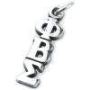 Greekgear Phi Beta Sigma Jewelry Lavalieres Silver