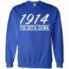Greekgear Phi Beta Sigma Script Year Crew(Royal Blue)